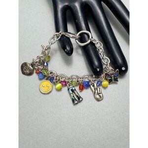 AMC Y2K Charm Bracelet Colorful Beads Statement